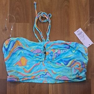 Wild Fable Multicolor Smocked Top